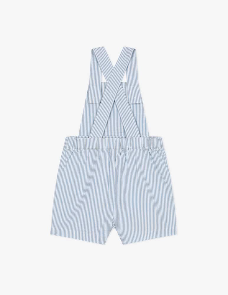 rinascente Petit Bateau Salopette corta rigata