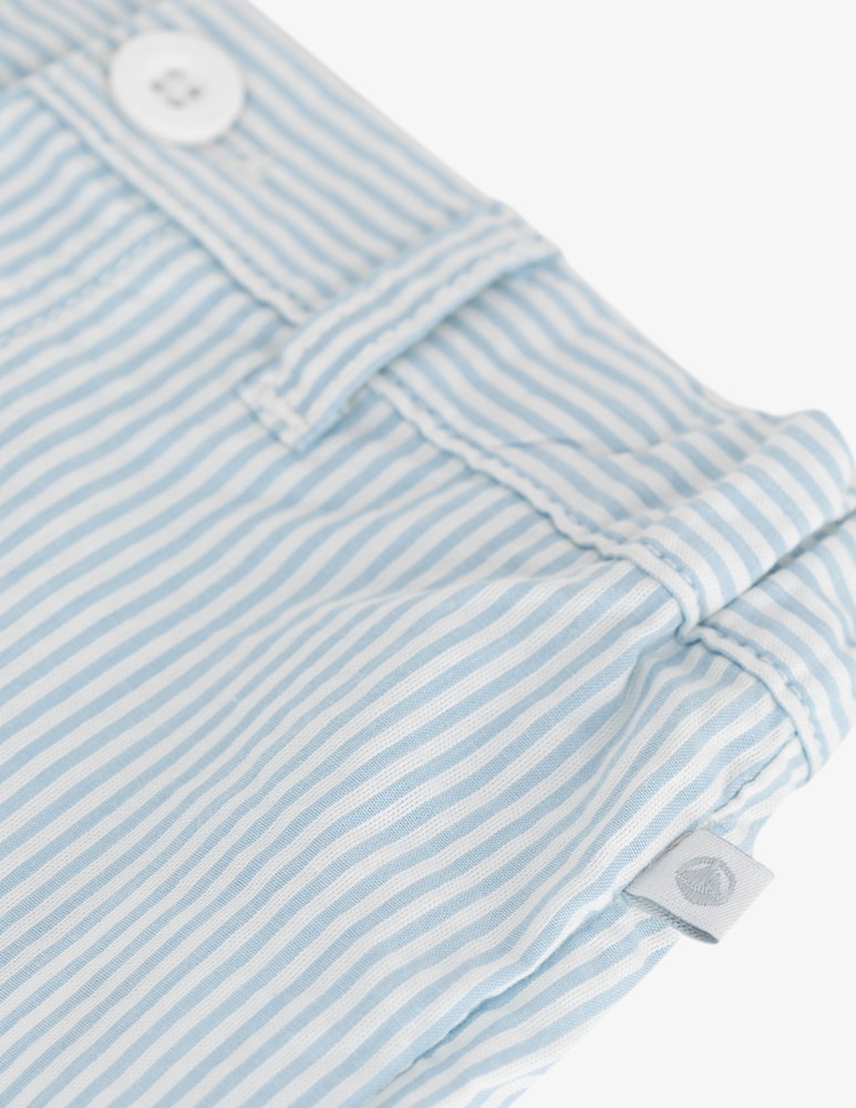 rinascente Petit Bateau Striped cotton shorts