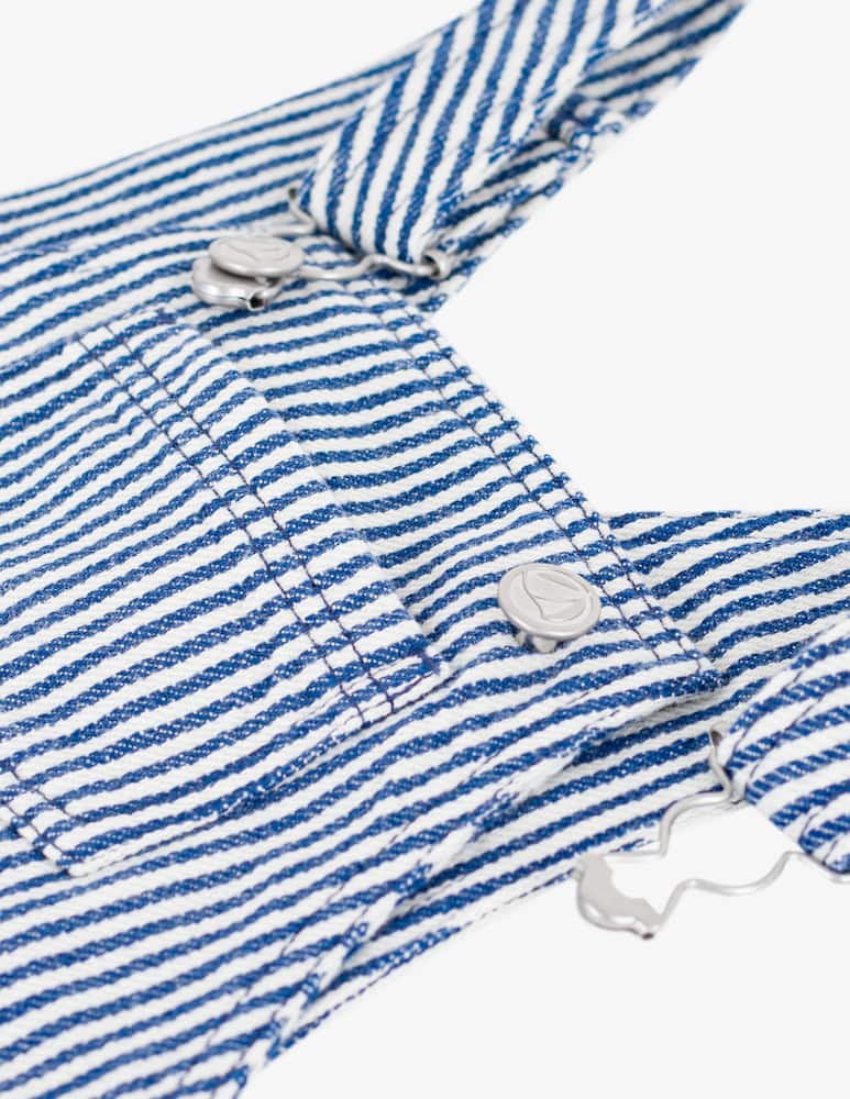 rinascente Petit Bateau Salopette corta rigata