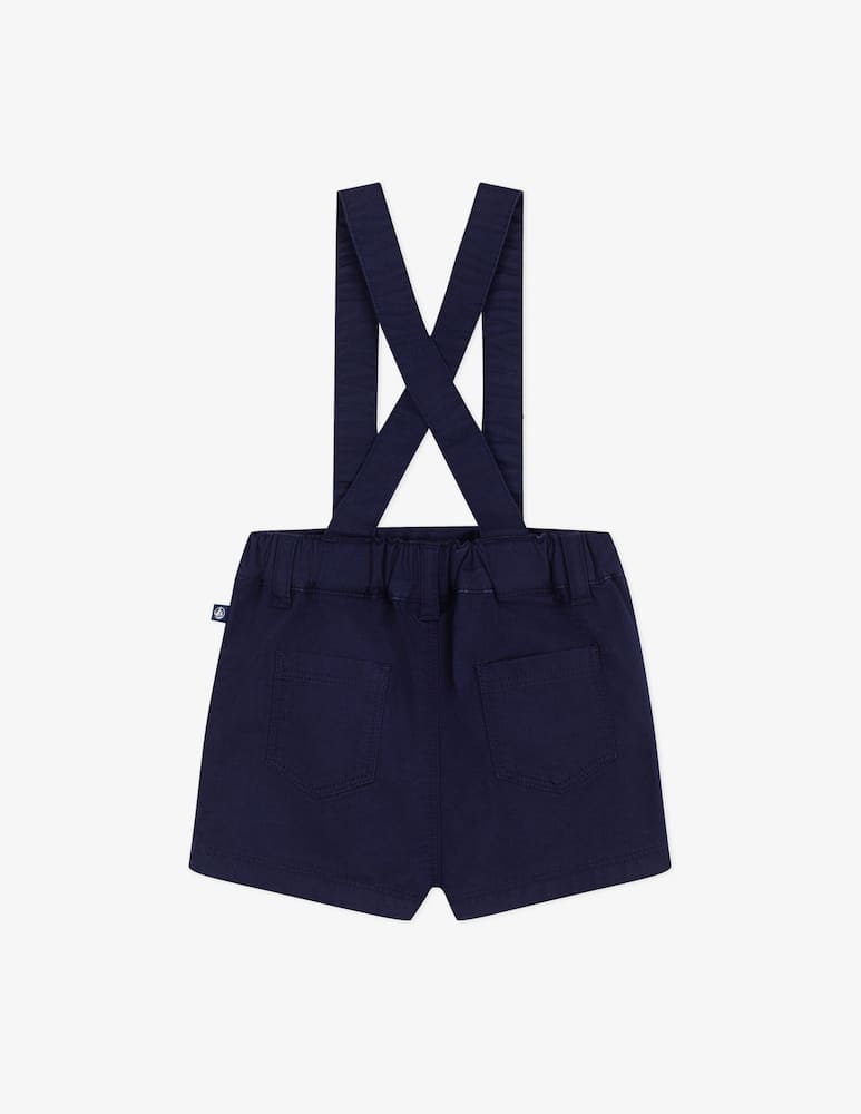 rinascente Petit Bateau Twill suspender shorts