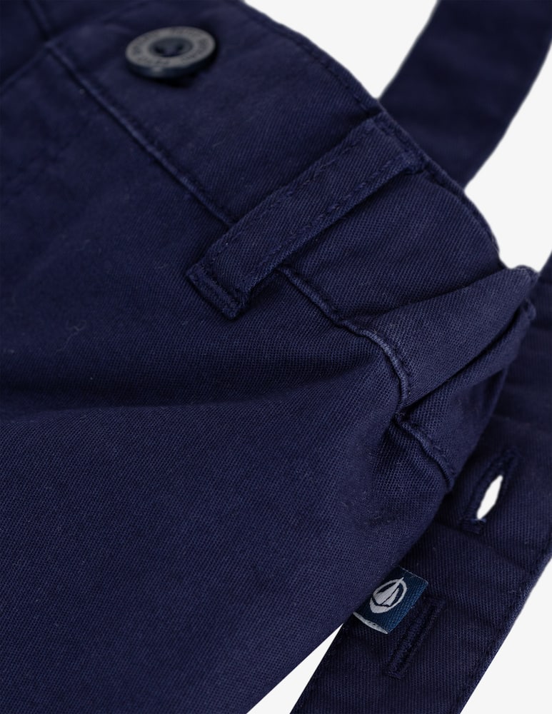 rinascente Petit Bateau Twill suspender shorts