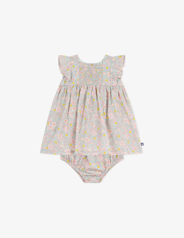 rinascente Petit Bateau Vestito fiori con bloomers