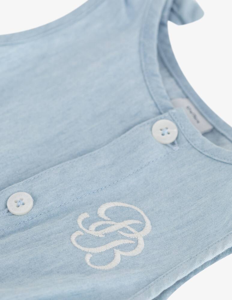 rinascente Petit Bateau Combinaison corta bleue