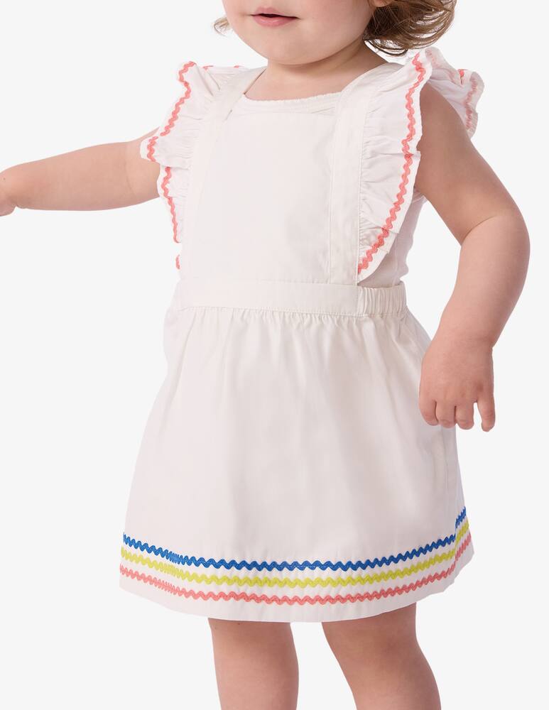 rinascente Petit Bateau Ruffle strap dress