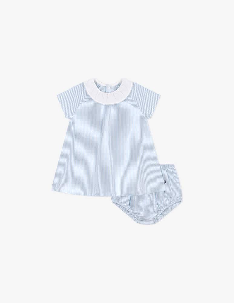 rinascente Petit Bateau Striped collared dress set
