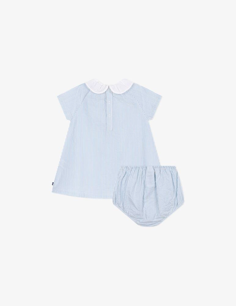 rinascente Petit Bateau Striped collared dress set