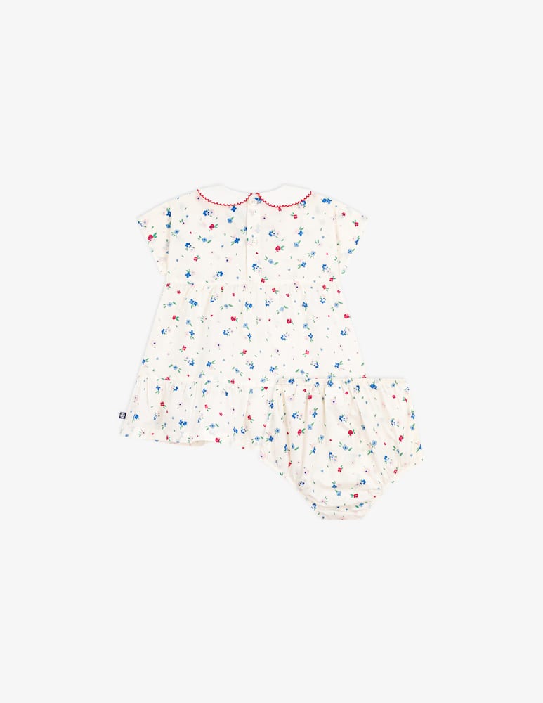 Petit Bateau Floral print dress set - picture 3 Petit Bateau Floral print dress set - picture 3