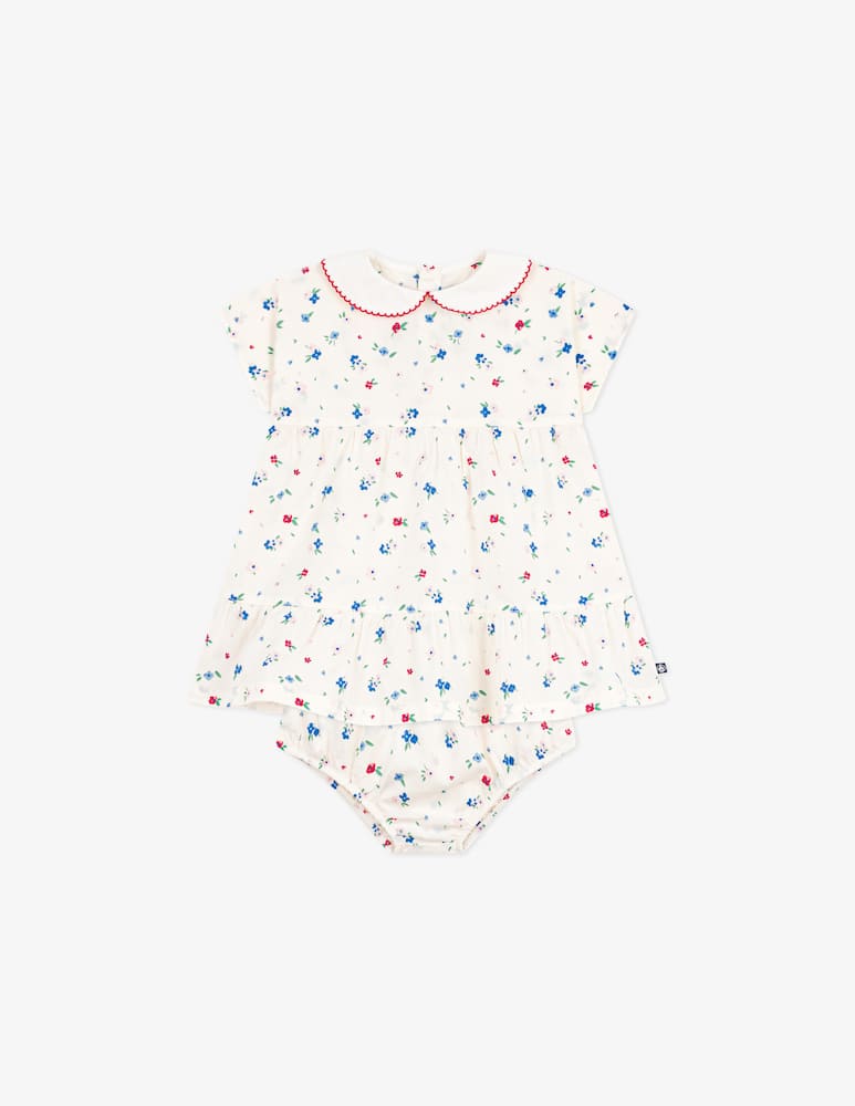 Petit Bateau Floral print dress set - picture 5 Petit Bateau Floral print dress set - picture 5