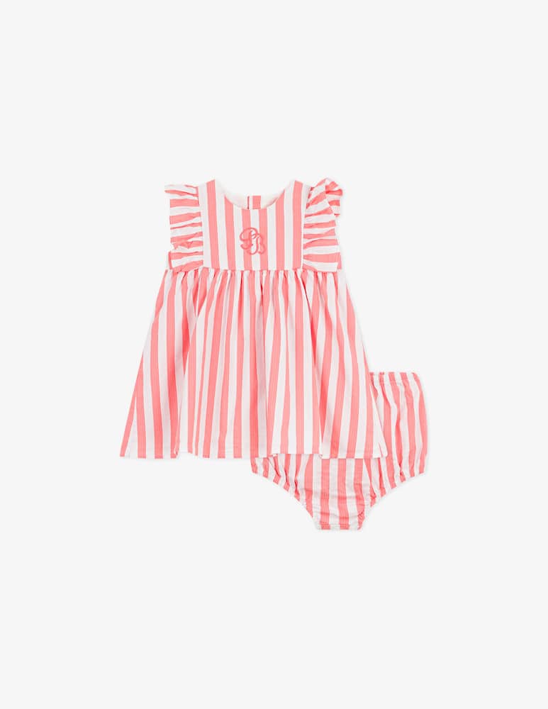 Petit Bateau Abito e bloomers rigati - immagine 1 Petit Bateau Abito e bloomers rigati - immagine 1