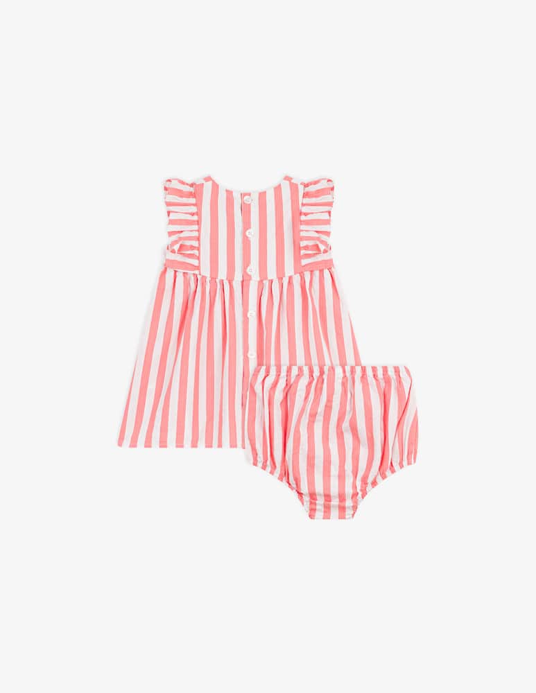 rinascente Petit Bateau Abito e bloomers rigati