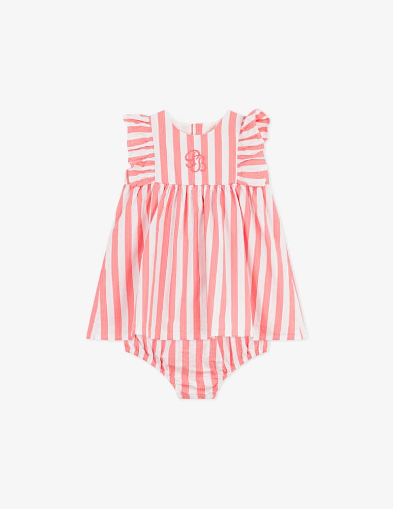 rinascente Petit Bateau Abito e bloomers rigati