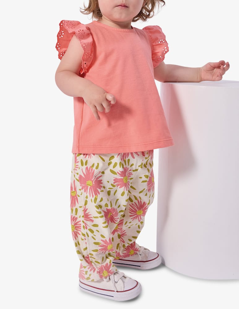 rinascente Petit Bateau Floral print trousers