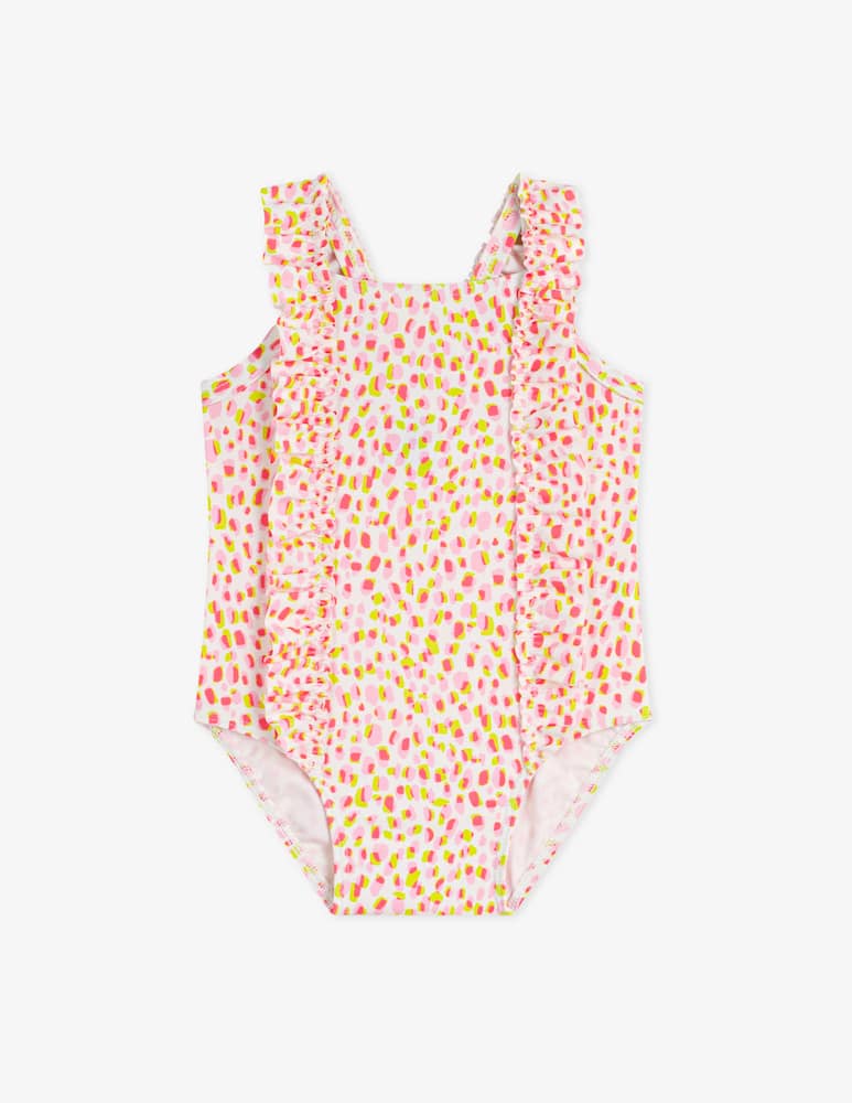 rinascente Petit Bateau Ruffle print swimsuit