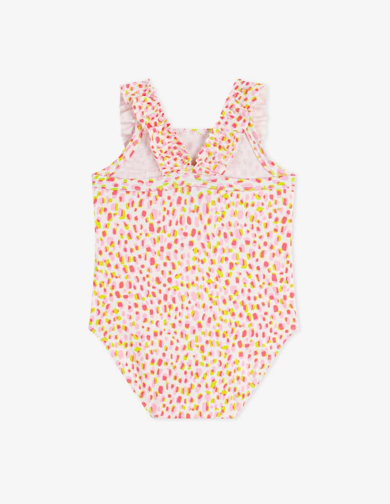 rinascente Petit Bateau Ruffle print swimsuit