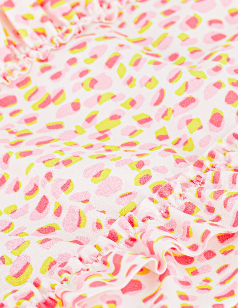 Petit Bateau Ruffle print swimsuit - picture 3 Petit Bateau Ruffle print swimsuit - picture 3
