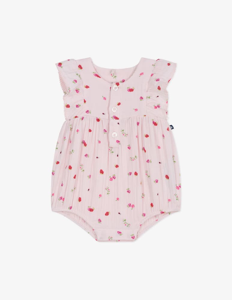 Petit Bateau Floral print playsuit - picture 1