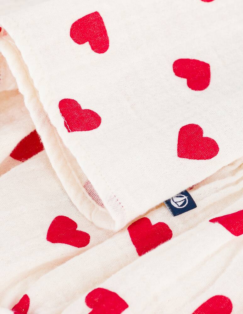 rinascente Petit Bateau Heart print dress and bloomer