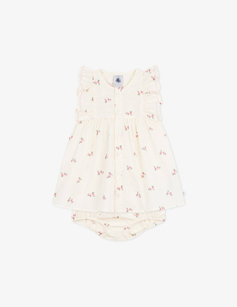 rinascente Petit Bateau Floral print romper set