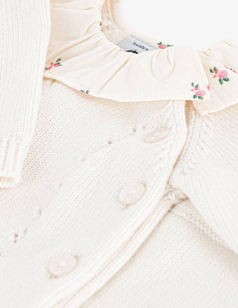 rinascente Petit Bateau Ruffled knit ensemble