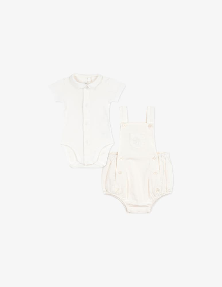 rinascente Petit Bateau Set salopette e body