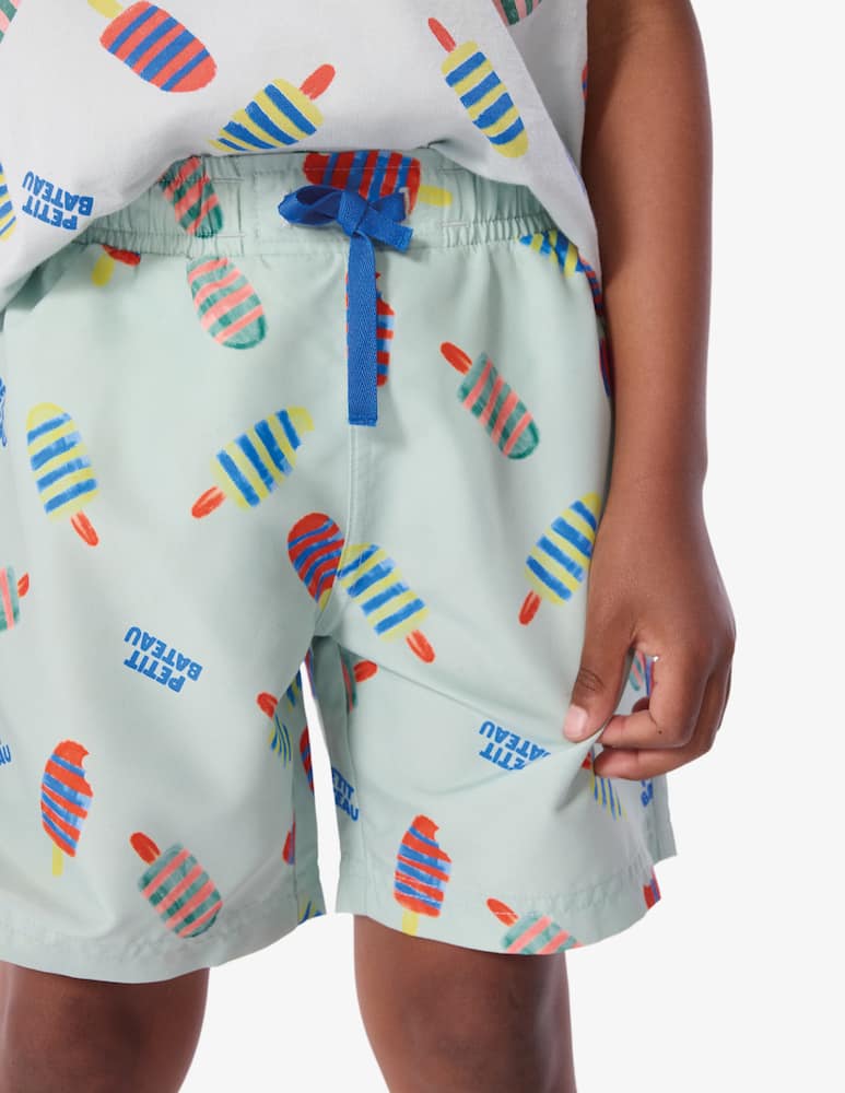 rinascente Petit Bateau Ice lolly swim shorts