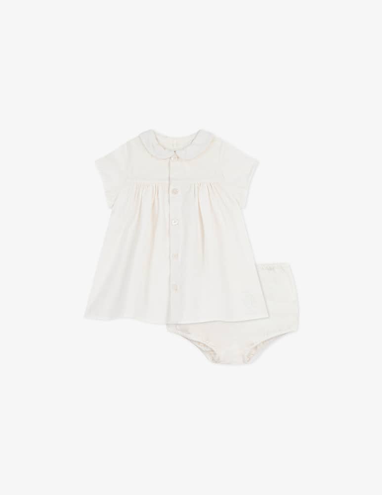 rinascente Petit Bateau Dress with Peter pan collar