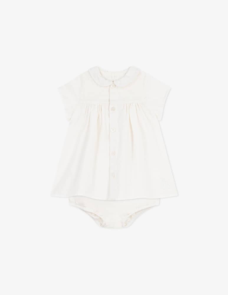 rinascente Petit Bateau Dress with Peter pan collar