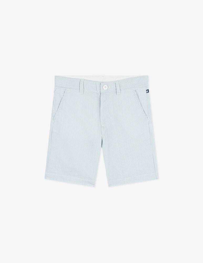 Petit Bateau Seersucker striped shorts - picture 1 Petit Bateau Seersucker striped shorts - picture 1