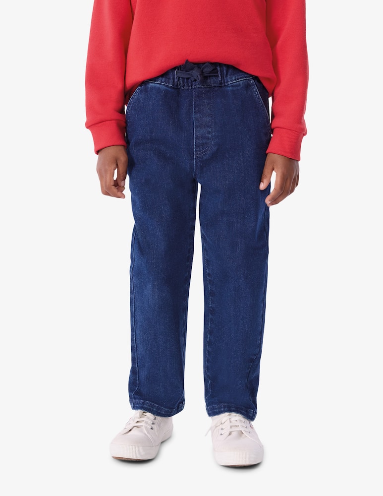 rinascente Petit Bateau Pantaloni jeans con coulisse