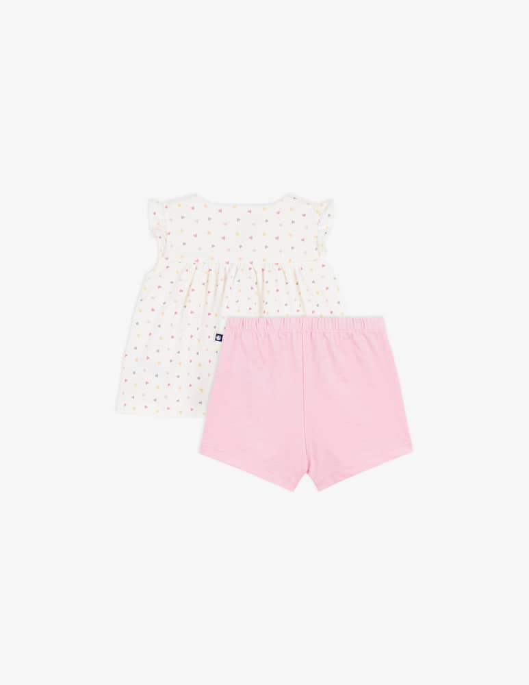 Petit Bateau Heart print ensemble - picture 3 Petit Bateau Heart print ensemble - picture 3