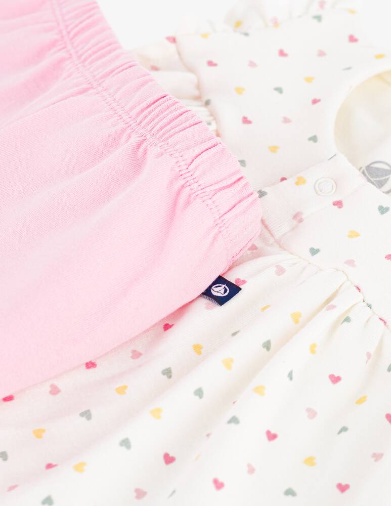 rinascente Petit Bateau Heart print ensemble