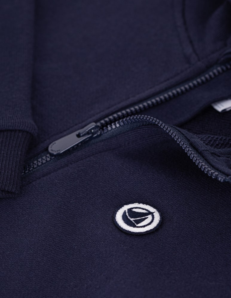 rinascente Petit Bateau Hooded zip sweatshirt