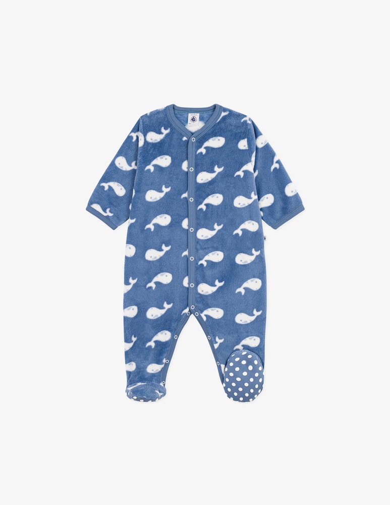 rinascente Petit Bateau Tutina in pile con piedini