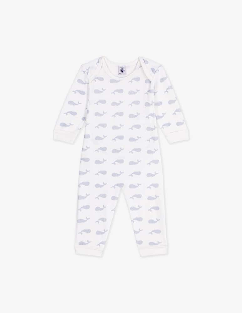 rinascente Petit Bateau Pigiama senza piedi con balene