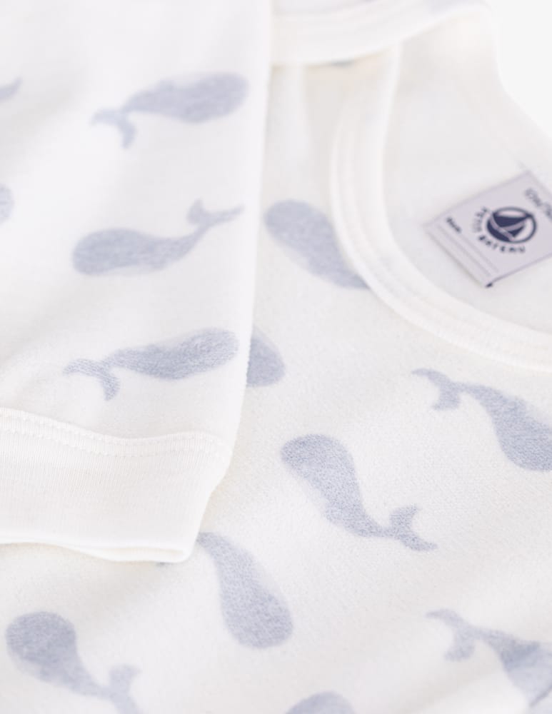 rinascente Petit Bateau Pigiama senza piedi con balene