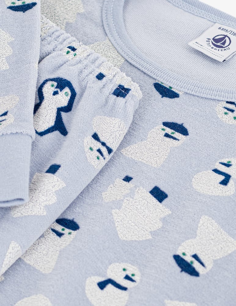 rinascente Petit Bateau Pigiama con stampa in spugna