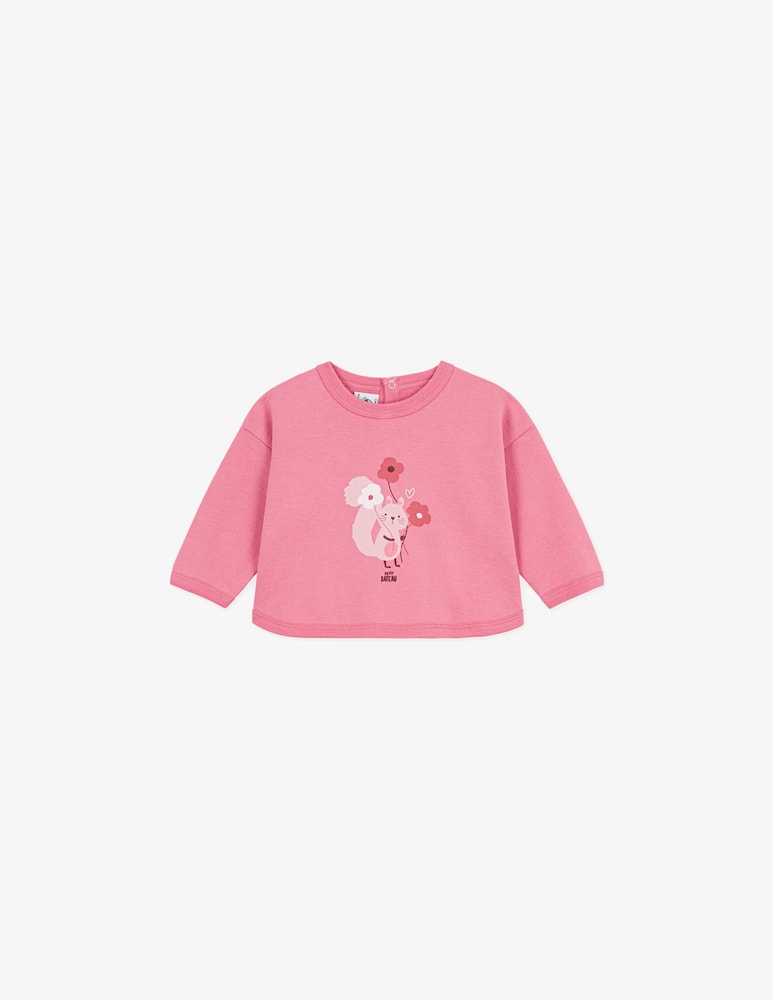 rinascente Petit Bateau Felpa con stampa scoiattolo