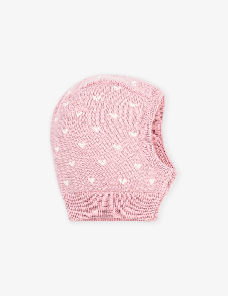 rinascente Petit Bateau Cappuccio in maglia con cuori