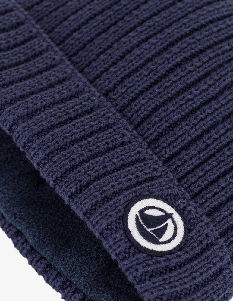 rinascente Petit Bateau Cappello in maglia con risvolto