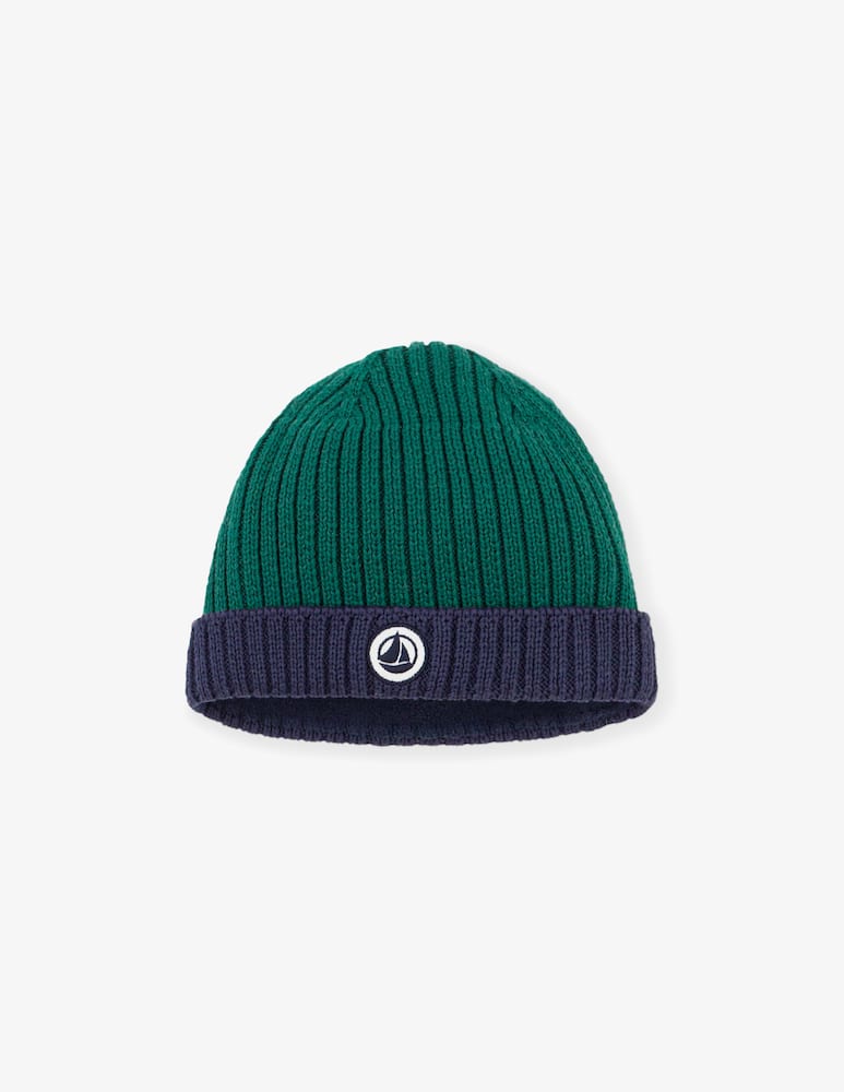 rinascente Petit Bateau Berretto a coste con logo
