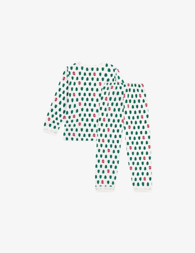 Petit Bateau Pigiama con stampa alberi - immagine 2 Petit Bateau Pigiama con stampa alberi - immagine 2