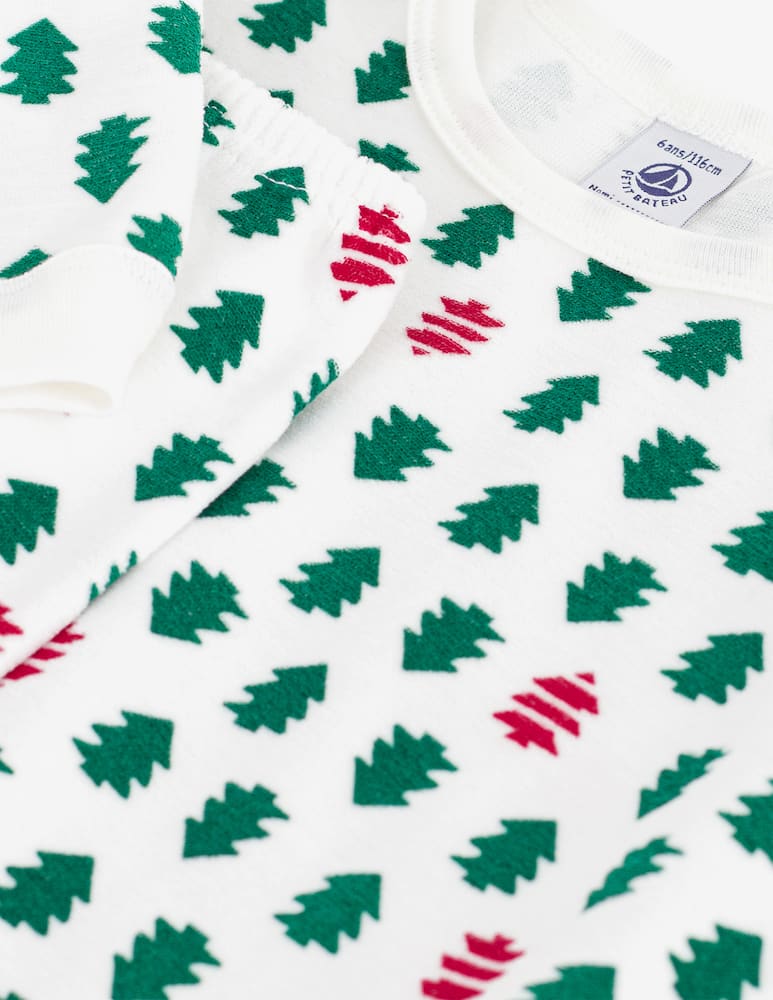 Petit Bateau Pigiama con stampa alberi - immagine 3 Petit Bateau Pigiama con stampa alberi - immagine 3