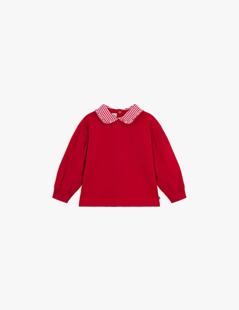 rinascente Petit Bateau Felpa con colletto a righe