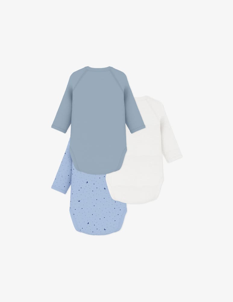 rinascente Petit Bateau Wrap bodysuits set 3