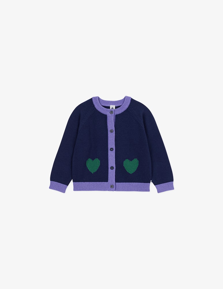 rinascente Petit Bateau Cardigan con cuori