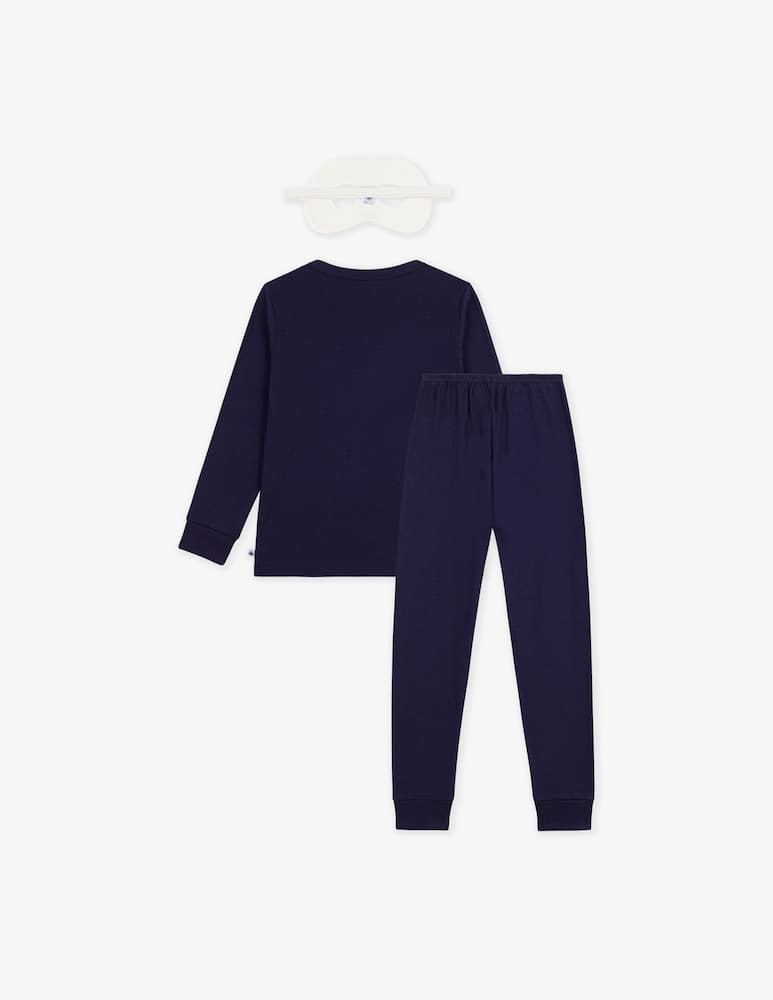 rinascente Petit Bateau Skeleton pyjamas with sleep mask