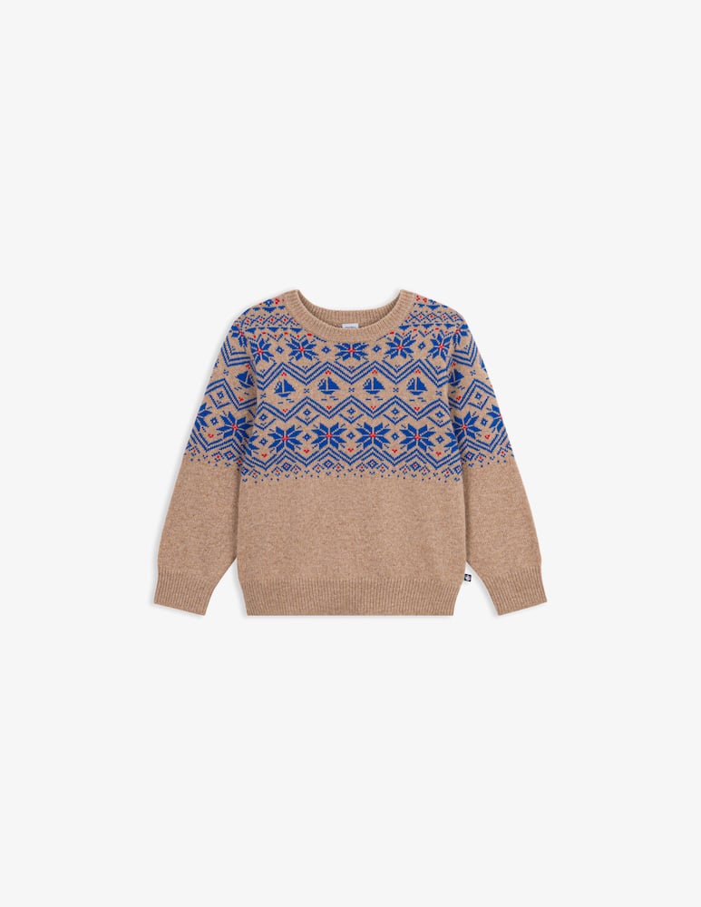 rinascente Petit Bateau Pull jacquard girocollo