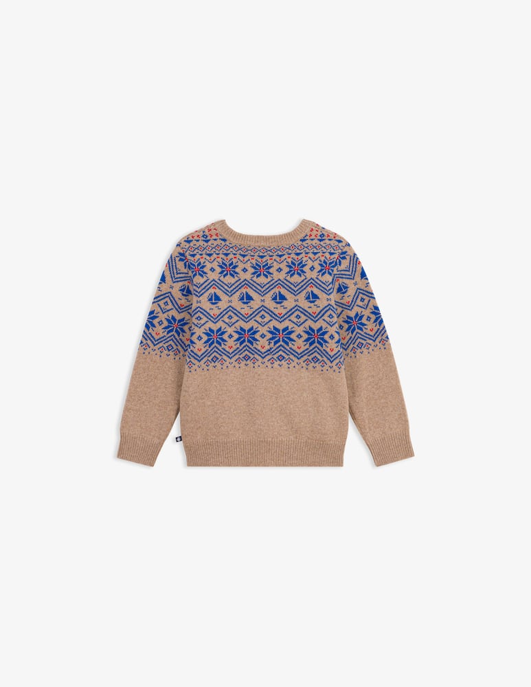 rinascente Petit Bateau Pull jacquard girocollo