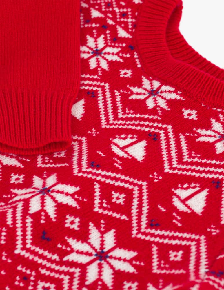 Petit Bateau Pullover jacquard girocollo - immagine 3 Petit Bateau Pullover jacquard girocollo - immagine 3