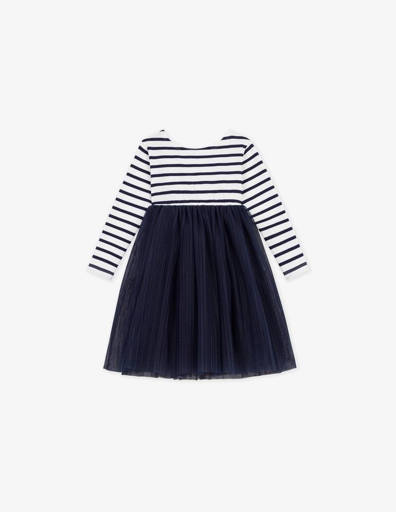 rinascente Petit Bateau Striped tulle dress